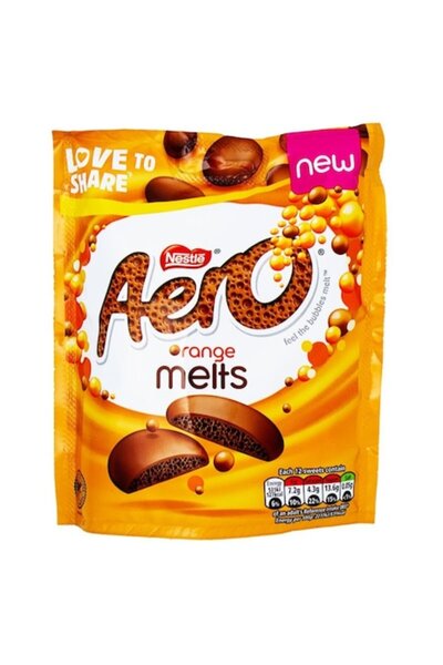 Aero Nestle Melts Ciocolată cu Portocale 86g