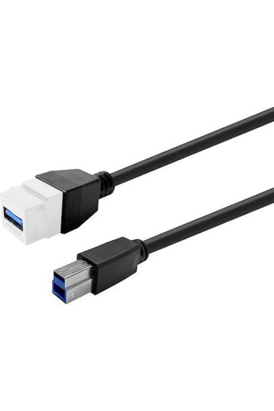 VivoLink Κίστοουνσιν Λευκό USB 3.0 Θηλυκό Α σε Αρσενικό Β Prokeyusb3afbm1w
