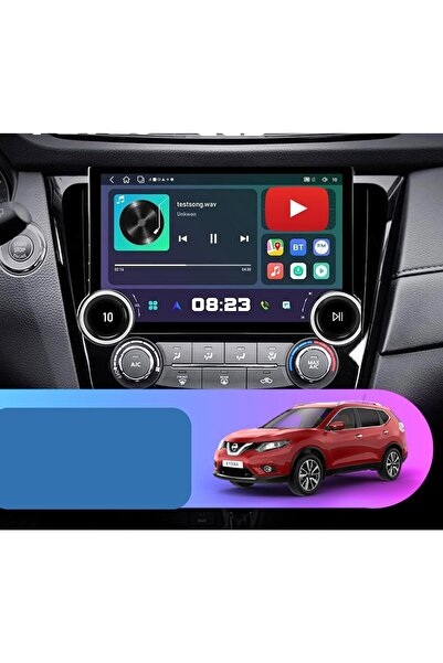 Carplayer شاشة أندرويد لسيارة نيسان إكستريل موديل 2014-2021، مع مقبضين، ذاكرة...