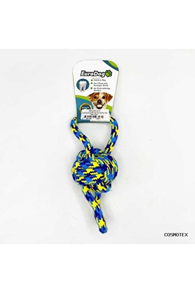Eurodog Csmo-Tex Dental Floss Two Hlk.Single Button Green Yellow (132346) Mi ...