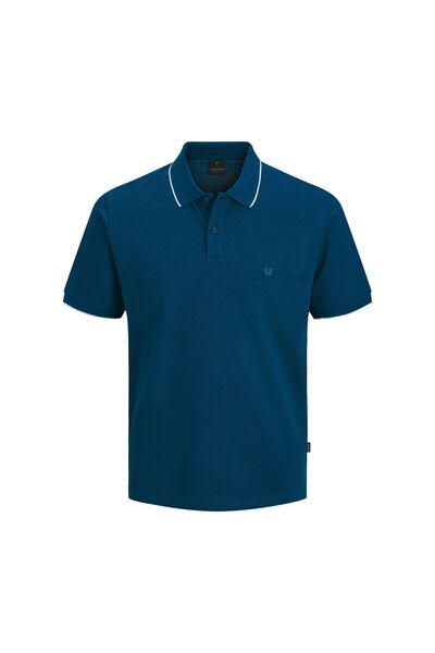 Jack & Jones Polo bărbați 12297755 Albastru închis