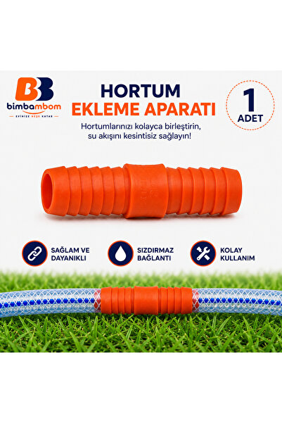bimbambom Normal Hortum Eki 1adet Hortum Birleştirme Uzatma Ekleme Bağlantı A...