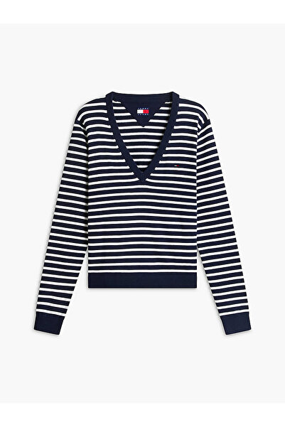 Tommy Hilfiger Dámský svetr TJW Essential s výstřihem do V