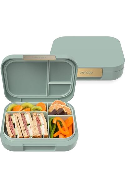 Bentgo Modern 4-Compartment Multifunctional Lunch Box with Leak-Proof Bento D...