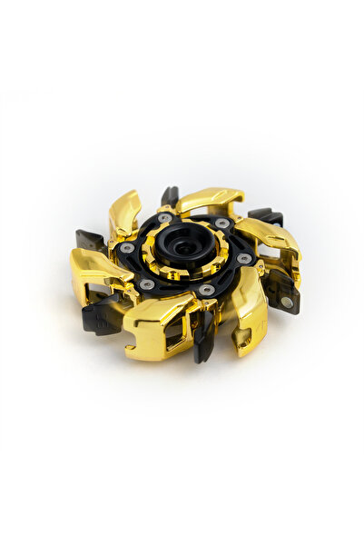 Clasico Premium Black & Gold Gear Fidget Spinner – Heavy Duty Stress Relief T...