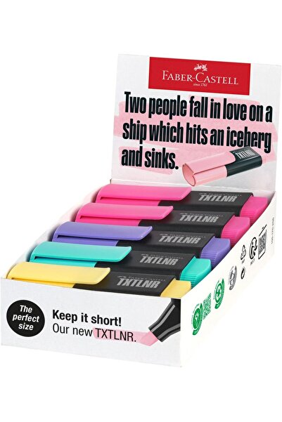 Faber Castell Textmarker mini pastel culori asortate model b faber-castell
