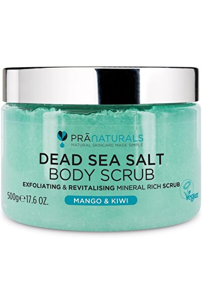BODYSCRUB PraNaturals Revitalising Dead Sea Body Scrub 500g, 100% Organic Nou...