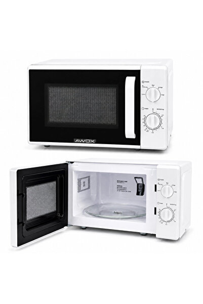Livenda White Microwave Oven - Classic Front Panel - 20 Liter Capacity