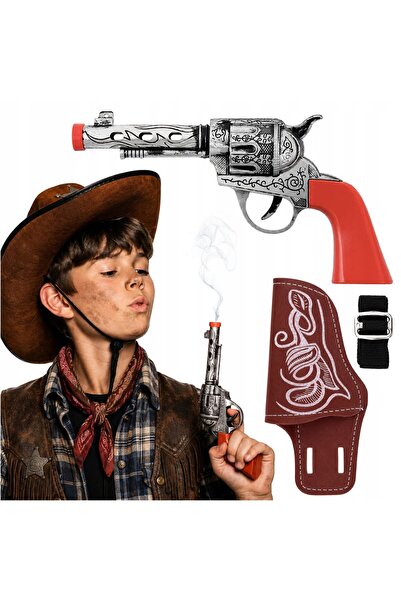 Korbi Revolver de jucărie tip cowboy cu toc, set din 2 piese