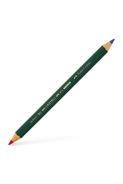 Faber Castell Creion albastru-rosu castell color b73 faber-castell