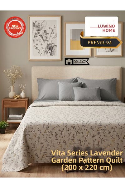 LUWİNO HOME Double Pique, Bedspread 100% Cotton Vita Series 200 X 220 cm