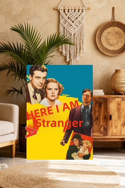Mgi Design Αισθητική vintage αφίσα ταινίας κινηματογράφου σε καμβά, μοντέρνα ...