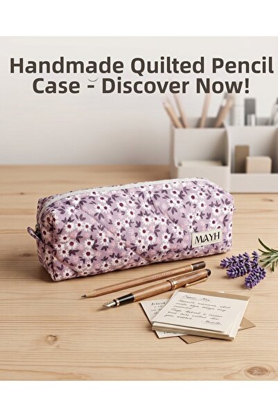 MAYH Crispy Patterned Pen Holder Lilac