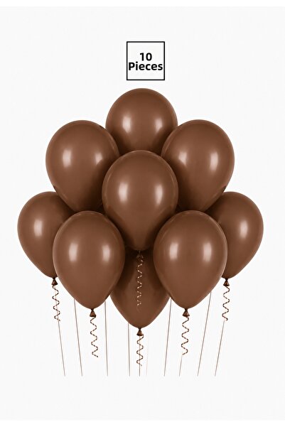 Balonsan Chocolate Brown Balloon 10 Pieces