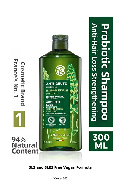 Yves Rocher Strengthening Hair Shampoo – Anti-Hair Loss, Refreshing and Resto...