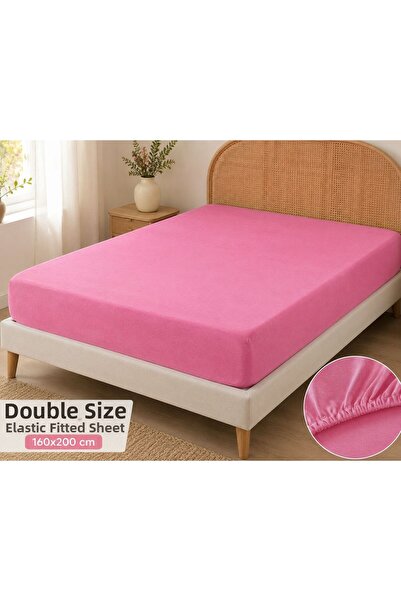 Çeşme Home Double Elastic Bed Sheet 160X200 Cotton Combed Soft Fabric