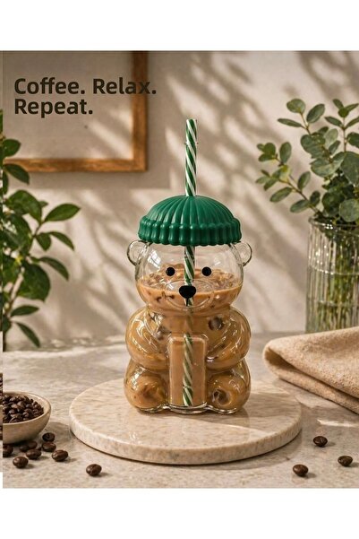 magical dreams Premium Glass Barista Cold Coffee Cup |   550 ml Glass Cold Dr...