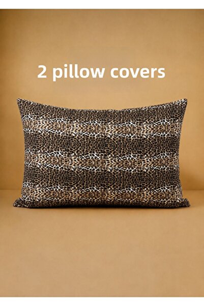 meressa home Pillowcase 2 Pieces Cotton Lining 50X70 cm Liquid Proof