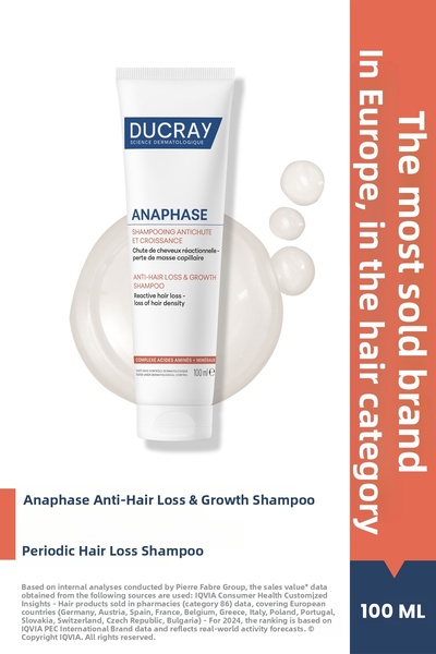 Ducray Anaphase Reactive Shampoo for Hair Experiencing Hair Loss and Density ...