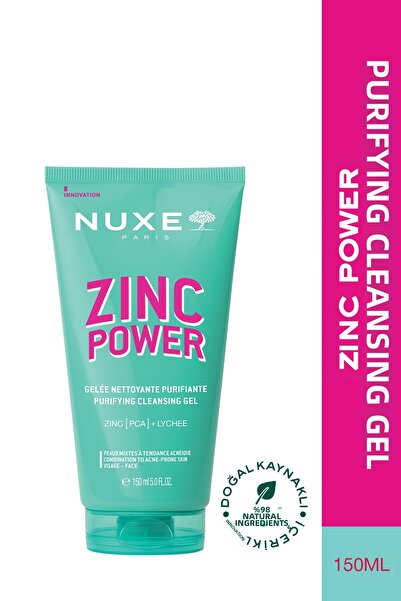 Nuxe جل التنظيف المنقي من زنك باور