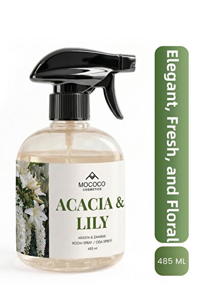MOCOCO COSMETICS Acacia Lily Room Fragrance - Room Spray 485 ml | Ambient Scent