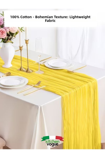 Kitchen Vogue Bohemian Decorative Tablecloth |   Wedding, Party, Promise, Engagement, Special Day Decoration Table Decoration