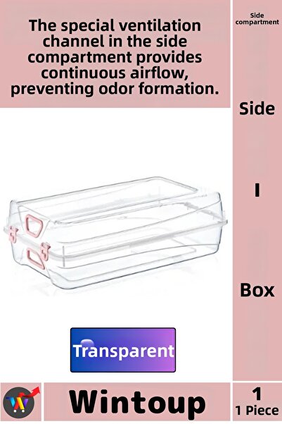 Wintoup # Shoe Transparent Plastic Ventilated Odorless Practical Storage Orga...