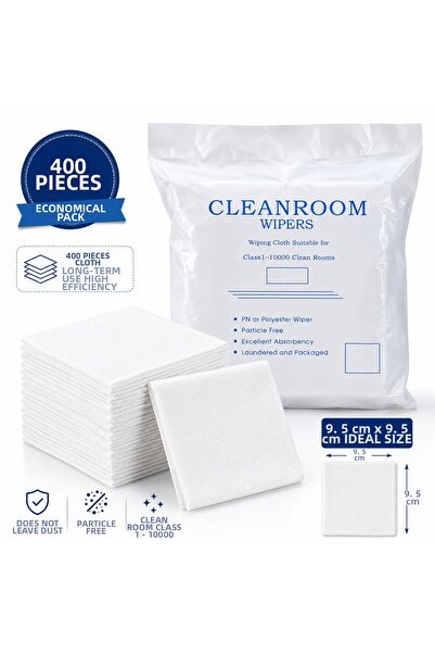Cleanroom Microfiber Screen Cleaning Cloth Lcd Screen Cleaning Cloth 400 Piec...