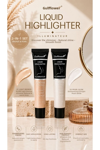 GulFlower Liquid Illuminator 2-Tube Illuminator 30 Ml.