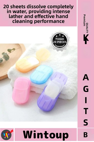 Wintoup # Soap Outdoor Hygienic Practical Portable Hand Cleaning Eco-Friendly...