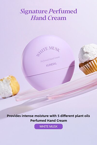 Kundal كريم اليدين المعطر المغذي بعمق (المسك الأبيض)