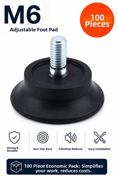 usta mekan طاولة القهوة Bingo Foot Screw، طاولة الساق (متري 8) 100 قطعة