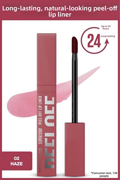 Maybelline New York صبغة شفاه سوبر ستاي قابلة للتقشير - تدوم حتى 24 ساعة - 02...