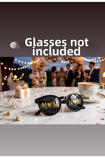 aemedia Glasses with Text 5 Pairs of Text Glasses for Party Wedding 10 Pieces...