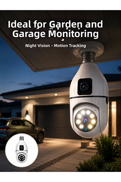 Generic Brand 2-in-1 security camera and floodlight - next-gen wireless smart...
