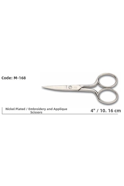 Mestore Europe Thick Embroidery Scissors Super Quality No:4 10,16 Cm