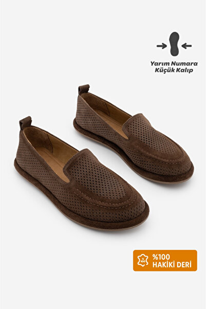 Marjin Γυναικεία παπούτσια από γνήσιο δέρμα Loafer με ανδρική εμφάνιση και δι...