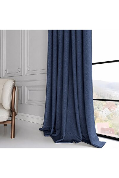 MebelPort Curtain Λινό Κουρτίνα με φόντο (κατάλληλη για ρουστίκ και κορνίζες)...