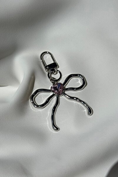 klovi Imported Bow Metal Keychain Bag Accessory