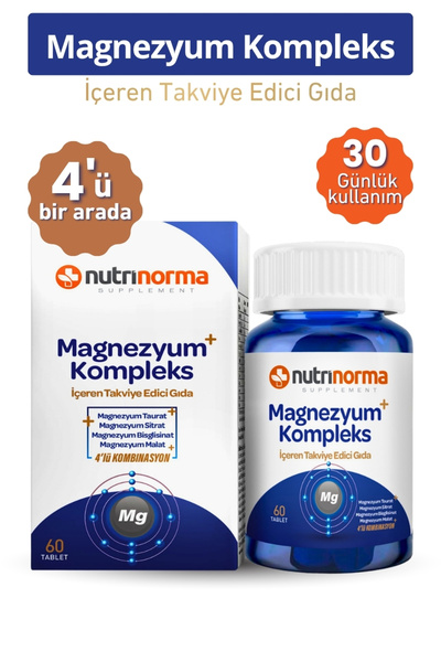 NUTRİNORMA Magnezyum Kompleks İçeren Takvi̇ye Edi̇ci̇ Gida