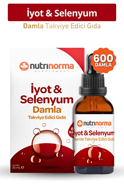 NUTRİNORMA İYOT ve SELENYUM DAMLA TAKVİYE EDİCİ GIDA 30 ML