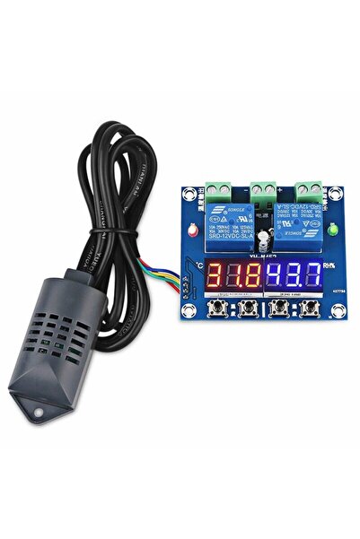 EmAyCenter Xh-m452 Dc 12v 10a Dijital Led Çift Çıkış Sıcaklık Ve Nem Kontrol ...