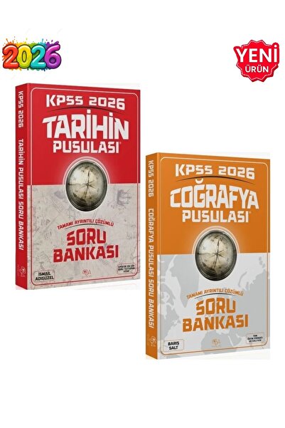 CBA Akademi 2026 - KPSS Lisans Tarihin Pusulası Soru Bankası + Coğrafyanın Pu...