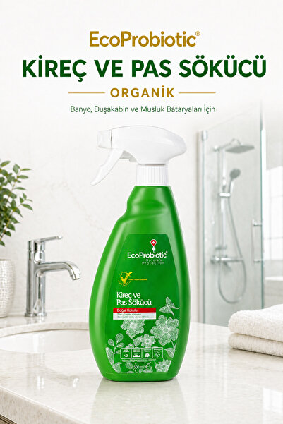 EcoProbiotic Kireç ve Pas Sökücü Sprey 500 ml | Organik, Doğal Temizlik
