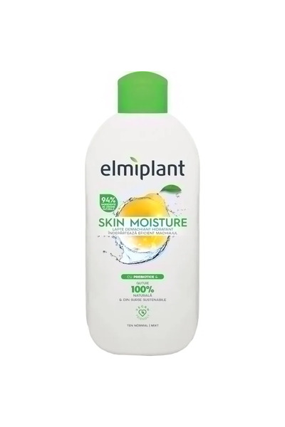 ELMIPLANT Laptele Demachiant Skin Moisture Pentru Ten Normal Si Mixt, 200 Ml