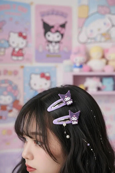 SANRIO Lisanslı Hello Kitty Ve Arkadaşları Sweet Factory Serisi 2'Li Saç Toka...