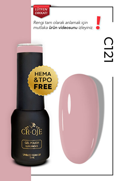CROJE KALICI OJE Kalıcı Oje C121 - Nude (5 ML)