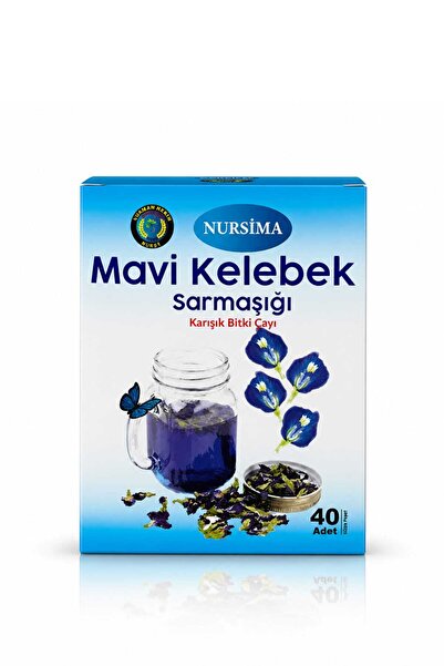 Nursima Mavi Kelebek Sarmaşığı Karışık Bitki Çayı 40 'lı Süzen Poşet