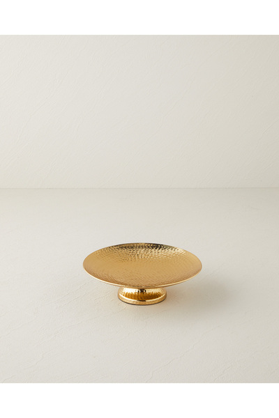 English Home Adora Metal Decorative Tray 20 X 20 X 5.5 cm Gold