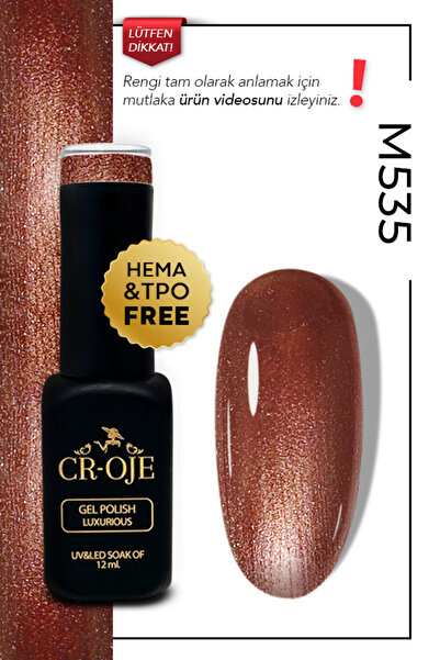 CROJE KALICI OJE Kalıcı Oje M535- Simli (12 ML.)